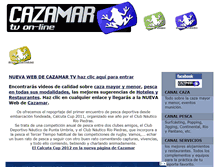 Tablet Screenshot of cazamar.com